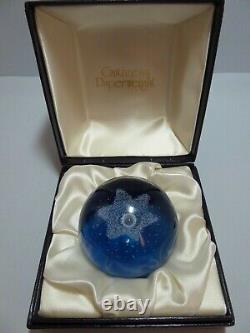 Caithness Paperweight Star Flower Colin Terris Limited Edition Box Certificate