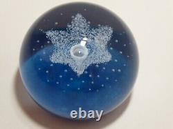 Caithness Paperweight Star Flower Colin Terris Limited Edition Box Certificate