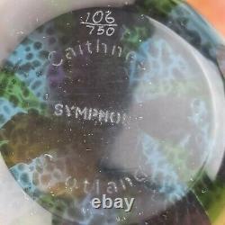 Caithness Scotland Art Glass Paperweight Limited Edition Symphony 106/750