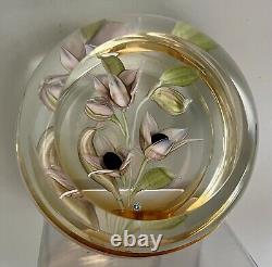 Caithness Whitefriars Paperweight BELLADONNA Limited Edition 21/100 Allan Scott