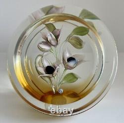 Caithness Whitefriars Paperweight BELLADONNA Limited Edition 21/100 Allan Scott