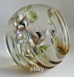 Caithness Whitefriars Paperweight BELLADONNA Limited Edition 21/100 Allan Scott