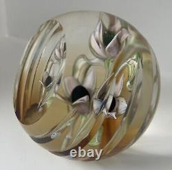 Caithness Whitefriars Paperweight BELLADONNA Limited Edition 21/100 Allan Scott