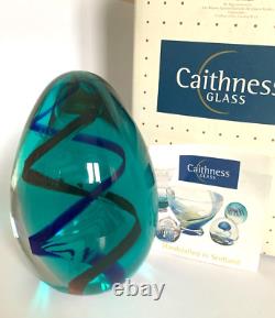 Caithness of Scotland DNA Royal Mint Limited Edition Conical Glass Paperweight