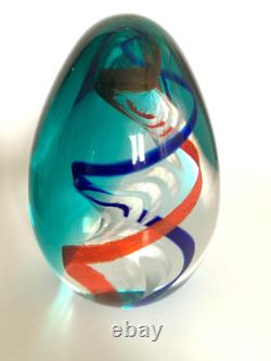 Caithness of Scotland DNA Royal Mint Limited Edition Conical Glass Paperweight