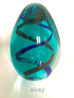 Caithness of Scotland DNA Royal Mint Limited Edition Conical Glass Paperweight