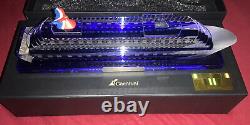 Carnival Cruise Radiance 3D Ship Crystal Glass Model Limited Edition 50th 09/24
