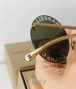 Chanel 2019d Pharrell Limited Edition Gold Frame Capsule Collection Sunglasses
