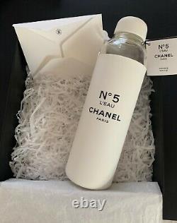 Chanel Factory 5 L'eau Glass Water Bottle Limited Edition New