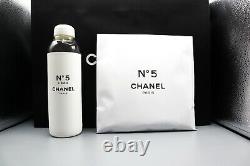 Chanel Factory 5 Limited Edition Glass Water Bottle With Fish Net Bag &  Gift Box