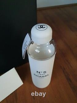 Chanel No 5 Glass Water Bottle Factory Collection Limited Edition BNWT