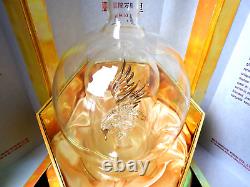 Chinese Wuliangye Crystal Glass Decanter Special Edition Eagle RARE BOXED