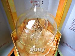 Chinese Wuliangye Crystal Glass Decanter Special Edition Eagle RARE BOXED