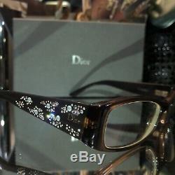 Christian Dior Eyeglasses 3253 Limited Edition Swarovski Crystal Minuit RARE