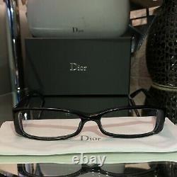 Christian Dior Limited Edition Eyeglasses Swarovski Crystal 3253 Black RARE