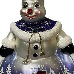 Christopher Radko Christmas Ornament Snow Scene Like This Scene Box SIGNED