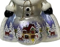 Christopher Radko Christmas Ornament Snow Scene Like This Scene Box SIGNED