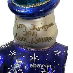 Christopher Radko Christmas Ornament Snow Scene Like This Scene Box SIGNED