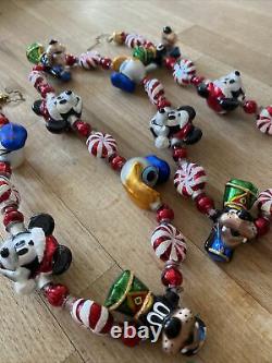 Christopher Radko DISNEY FRIENDLY TRIO GARLAND 3010819 RARE LIMITED EDITION