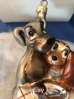 Christopher Radko Disney's Lady And The Tramp Ornament Limited Edition with Box