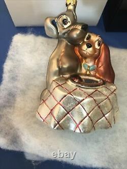 Christopher Radko Disney's Lady And The Tramp Ornament Limited Edition with Box
