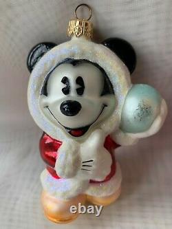 Christopher Radko Mickey & Friends Snowball Fun 2000 with COA Limited Edition