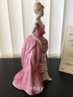 Coalport Ltd Edition Figurine Millennium Debut With Glass Base 497 of 7500