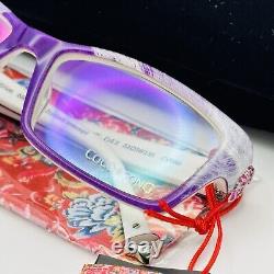 Coco Song Eyeglasses Women Square Purple White Limited Edition Mod. MAYBE ME New