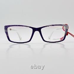 Coco Song Eyeglasses Women Square Purple White Limited Edition Mod. MAYBE ME New