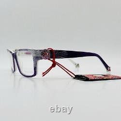 Coco Song Eyeglasses Women Square Purple White Limited Edition Mod. MAYBE ME New