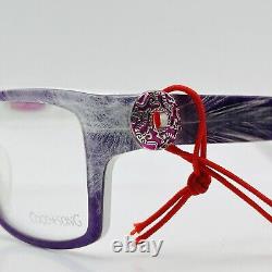 Coco Song Eyeglasses Women Square Purple White Limited Edition Mod. MAYBE ME New