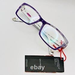 Coco Song Eyeglasses Women Square Purple White Limited Edition Mod. MAYBE ME New