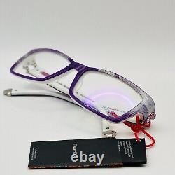 Coco Song Eyeglasses Women Square Purple White Limited Edition Mod. MAYBE ME New