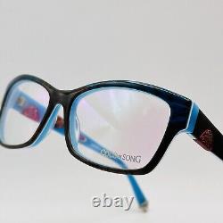 Coco Song Glasses Women Square Blue Turquoise Limited Edition Mod. HELL BELLS NEW