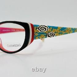 Coco Song eyeglasses Ladies Oval Braun Turquoise Red Limited Edition OVER