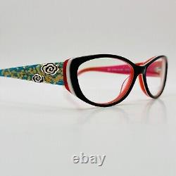 Coco Song eyeglasses Ladies Oval Braun Turquoise Red Limited Edition OVER