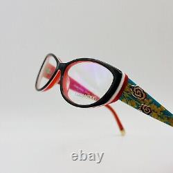 Coco Song eyeglasses Ladies Oval Braun Turquoise Red Limited Edition OVER