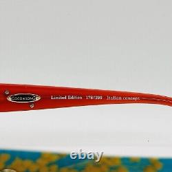 Coco Song eyeglasses Ladies Oval Braun Turquoise Red Limited Edition OVER