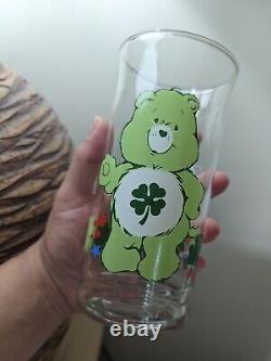 Complete Set of 6, Care Bear Drinking Glasses, Limited Edition, Libbey Pizza Hut