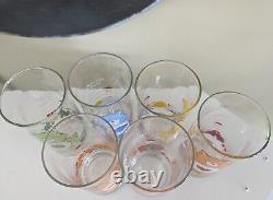 Complete Set of 6, Care Bear Drinking Glasses, Limited Edition, Libbey Pizza Hut