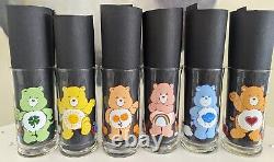 Complete Set of 6, Care Bear Drinking Glasses, Limited Edition, Libbey Pizza Hut