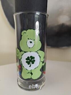 Complete Set of 6, Care Bear Drinking Glasses, Limited Edition, Libbey Pizza Hut