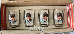 Cool Beatles Original 1963 Glasses With Mega Rare Box Made By J & L Co Ltd Uk