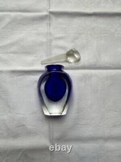 Correia Signed and Dated Limited Edition Art Glass Perfume Bottle