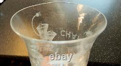 Cyril Kimberley Master Engraver Webb CHARLES DICKENS Commemorative Glass Bell