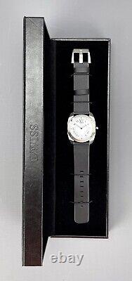 DWISS RC1-SW QUARTZ Sapphire Glass Italian Leather Strap LIMITED EDITION BOXED