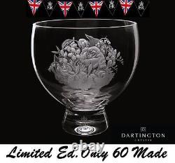 Dartington Diamond Jubilee Queen UK Rare Royal Posy Bowl Limited Edition 13of 60