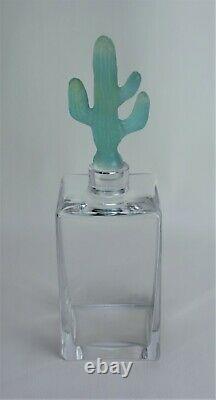 Daum Cactus Glass Hilton McConnico Decanter Crystal
