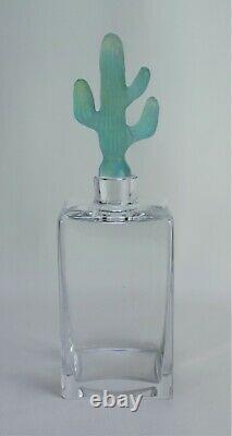 Daum Cactus Glass Hilton McConnico Decanter Crystal