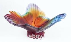 Daum Palmier Coupe Pate de Verre Glass by Emilio Robba Limited Edition